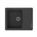 Мойка MIXLINE ML-GMS03 СТАНДАРТ с крылом, черный, 605*490*190мм 551101 черный 