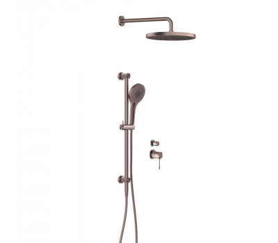 Встраиваемый комплект для душа Feramolli Sole SBB7, медь светлая 