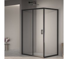 Душевой уголок 100х90см RGW PA-245B 410824590-14 черный матовый