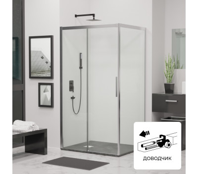 Душевой уголок 120x100 RGW Leipzig 34124102-11 Хром 
