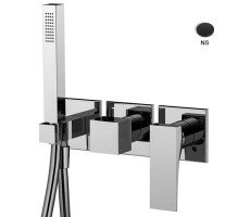 Смеситель для душа Fima Carlo Frattini Zeta F3989X8NS черный матовый Смеситель для душа Fima Carlo Frattini Zeta F3989X8NS черный матовый