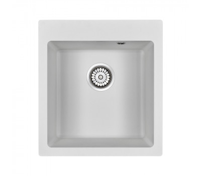 Мойка кварцевая ZEMAR, PM104651-WH, белый, 460х510 мм, Paulmark 