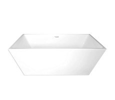 Ванна акриловая 170х80 Azario ROWDEN AZ-1342 белая, свободностоящая, в комплекте с сифоном и металлической рамой