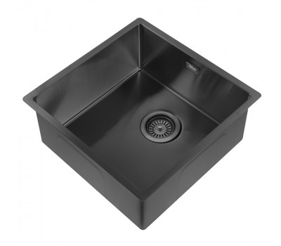 Кухонная мойка ABBER Wasser Kreis AF2195MB черная матовая Кухонная мойка ABBER Wasser Kreis AF2195MB черная матовая