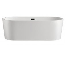 Ванна акриловая 160х80 см Azario BRISTOL BRI16080 свободностоящая, в комплекте с сифоном и металлической рамой