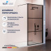 Душевая перегородка RGW WA-09B 900 06100909-34 Черный Душевая перегородка RGW WA-09B 900 06100909-34 Черный