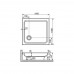 Кнопка слива RGW SWH-05W 68420005-05  