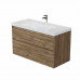 Тумба с раковиной Aquanet Nova Lite 2.0 110 2 ящ. цв. дуб рустикальный 00365918 Тумба с раковиной Aquanet Nova Lite 2.0 110 2 ящ. цв. дуб рустикальный 00365918