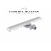 Душевой трап PLUMBERIA SELECTION PSM MODULAR PSM120MT, брашированная нержавеющая сталь 