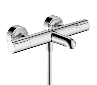 Смеситель для ванны термостат Hansgrohe Ecostat  13347000 хром 