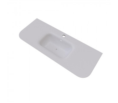 Раковина встраиваемая Knotlor ОБЛАКО FWB211200WY матовый белый 120 см Раковина встраиваемая Knotlor ОБЛАКО FWB211200WY матовый белый 120 см