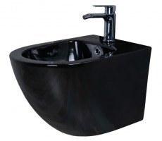 Биде подвесное Gid BDP-96BL Черный глянцевый Биде подвесное Gid BDP-96BL Черный глянцевый