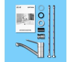 Смеситель для раковины Dorff Optima D2021001 хром 