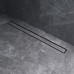 Трап для душа линейный, универсальный затвор Tile, 90 см AM.PM MasterFlow W01SC-U11-090-04BM Черный 