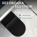Унитаз ABBER Bequem AC1108PMB подвесной черный матовый с импульсным смывом 