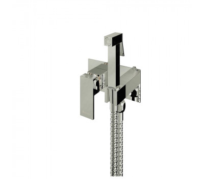 Гигиенический душ со смесителем встраиваемый Knotlor FHS02S1C хром  