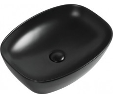 Раковина накладная Aquanet Fine-1-MB 50 черный матовый 