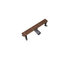 Душевой трап линейный Knotlor SDRW0400LRB бронза  