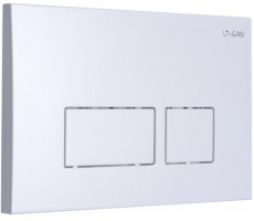 Кнопка смыва LOGAN SPACE двойная, White 297681  Кнопка смыва LOGAN SPACE двойная, White 297681
