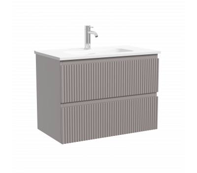 Тумба подвесная SANCOS Snob R 690х390х500, c двумя ящиками оснащенными доводчиками, Doha Soft, арт.SNR70/39SM Тумба подвесная SANCOS Snob R 690х390х500, c двумя ящиками оснащенными доводчиками, Doha Soft, арт.SNR70/39SM