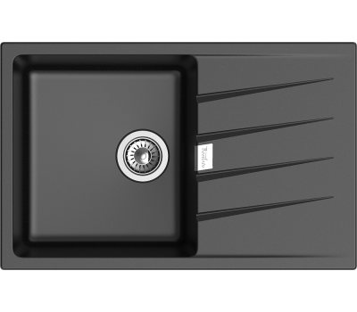 Мойка Rivelato RAUM 78  1-чаша 780*500мм RM-78 nero 