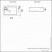 Раковина MELANA MLN-7782  белый 