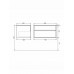 Тумба с раковиной для ванной подвесная Uperwood Lotus Premium 80х50х44 см, серая 39340207462 Тумба с раковиной для ванной подвесная Uperwood Lotus Premium 80х50х44 см, серая 39340207462
