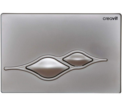  Кнопка для инсталляции UFO матовая серая CREAVIT GP1002.00 Серый матовый 
