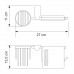 Держатель туалетной бумаги WasserKRAFT Kammel K-8300 8359 Хром 