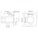 Подключение шланга WasserKRAFT Naab 8600 A326 Хром 