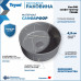 Раковина Teymi Lina D41 накладная, Графит Мрамор T50181 