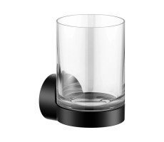 Стакан подвесной хрустальный Keuco REVA 12850379000 Черный матовый 