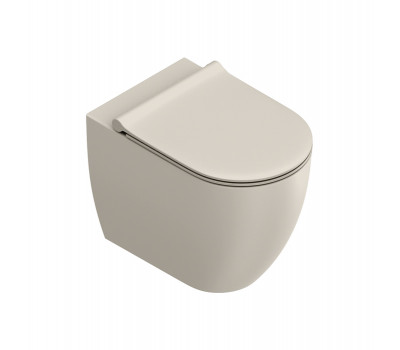 Унитаз напольный 55x35, безободковый, универс.слив, смыв Tornado, покрытие Twinglaze+ Catalano Sfera 514550030  