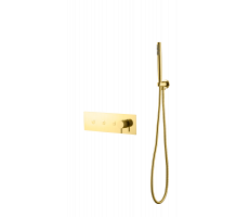 Смеситель FUSION с ручным душем GOLD Boheme 130-SYS-G золото