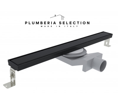 Душевой трап PLUMBERIA SELECTION PSL LINEAR PSL60NO, черный матовый 
