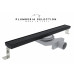 Душевой трап PLUMBERIA SELECTION PSL LINEAR PSL60NO, черный матовый 