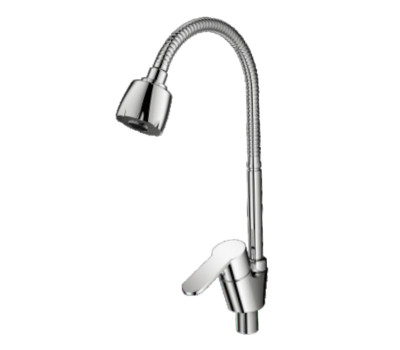 Смеситель для кухни с гибким изливом и режимом "душ" Prohanss P64.47, хром 
