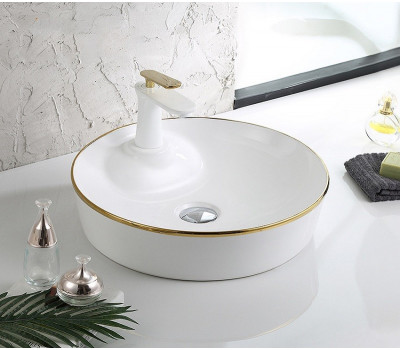 Умывальник CeramaLux D1306H011 белый Умывальник CeramaLux D1306H011 белый