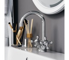 Смеситель для раковины RedBlu by Damixa Retro 230210000 Хром 