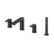 Смеситель для ванны Newform Haka 72082C.01.093 Черный матовый 