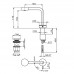 Смеситель для раковины CISAL Slim SM00071040 