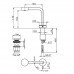 Смеситель для раковины CISAL Slim SM00071040 