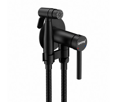 Гигиенический душ со смесителем GAPPO G7206-6, черный Гигиенический душ со смесителем GAPPO G7206-6, черный