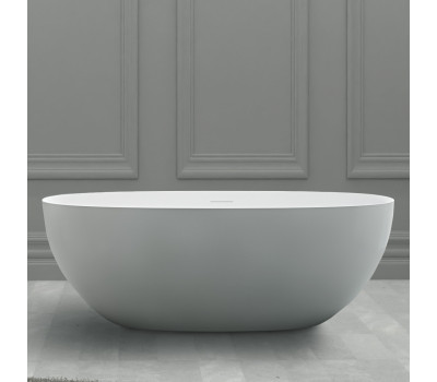 Ванна из искусственного камня ABBER Stein AS9624-1.7 белая матовая  Ванна из искусственного камня ABBER Stein AS9624-1.7 белая матовая