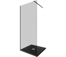 Душевая перегородка Allen Brau Infinity 1 90 3.21010.BBA.T черный браш 