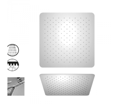 Верхний душ PAINI 250 мм, квадратный, ультратонкий, хром (CR) 50CR759UPQ25E 