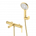 Смеситель для ванны с душем DQ Bonn короткий излив мат.золото DA1703207 