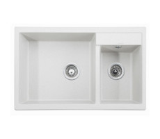 Кухонная мойка KAISER KG2M-8050 гранит KG2M-8050-W белый 