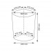 Корзина WasserKRAFT Salm WB-270 WB-270-L коричневый 