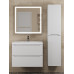 Зеркало шкаф с подсветкой и подогревом в ванную 70 см, Uperwood Tanos, белое ZTanos70w 